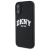 DKNY ETUI DO IPHONE 16 6.1 DO MAGSAFE HARDCASE SILIKONOWE Z LOGO BIAŁE