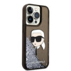 Karl Lagerfeld KLHCP14LLNKHCK iPhone 14 Pro 6,1" czarny/black hardcase Glitter Karl Head