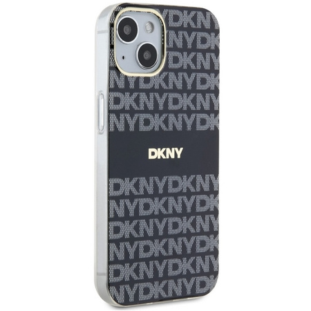 DKNY ETUI HARDCASE DO IPHONE 15 14 13 DO MAGSAFE IML MONO STRIPE CZARNE