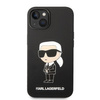 Karl Lagerfeld KLHCP14MSNIKBCK iPhone 14 Plus 6,7" hardcase czarny/black Silicone Ikonik