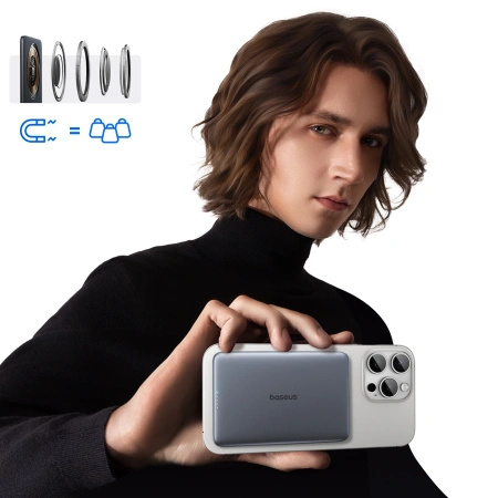 BASEUS POWERBANK PICO GO AM41 5000MAH 20W DO MAGSAFE Z KABLEM USB-C DO