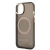 Guess GUHMP13MHTCMK iPhone 13 6,1" czarny/black hard case Gold Outline Translucent MagSafe