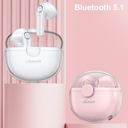 USAMS SŁUCHAWKI BLUETOOTH 5.1 DO TELEFONÓW IPHONE ANDROID Z DŹWIĘKIEM HI-FI