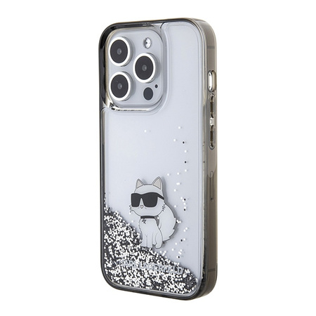 KARL LAGERFELD POKROWIEC KLHCP15LLKCNSK DO IPHONE 15 PRO 6.1 LIQUID GLITTER