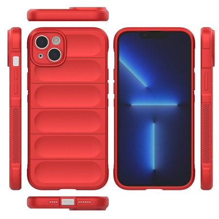 Magic Shield Case etui do iPhone 14 Plus elastyczny pancerny pokrowiec czerwony