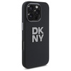 DKNY ETUI HARDCASE LIQUID SILICONE DO IPHONE 16 PRO 6.3 Z METALOWYM LOGO