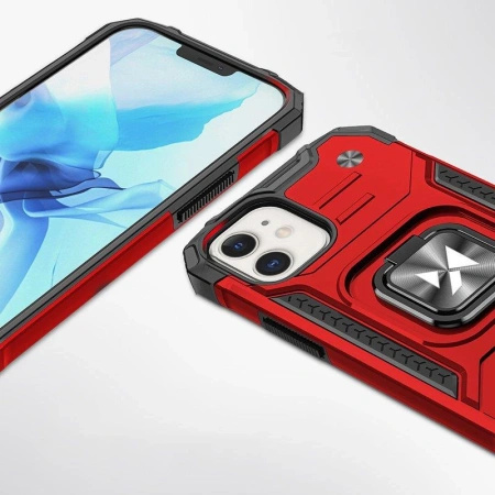 WOZINSKY RING ARMOR ETUI DO IPHONE 14 PLUS PANCERNY Z MAGNETYCZNYM UCHWYTEM