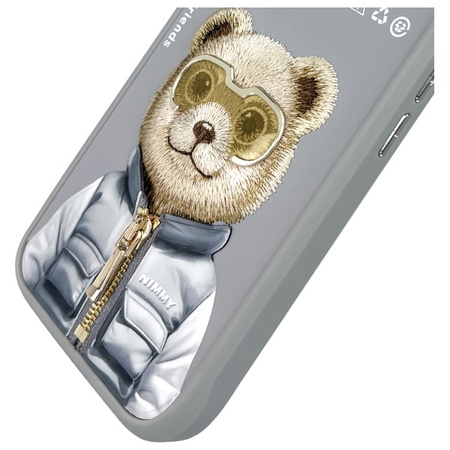 NIMMY ETUI CASE POKROWIEC DO IPHONE 16 6.1 SZARY OCHRONA PRZED ZDERZENIAMI