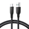 Kabel Joyroom Multi-Color Series SA34-AC6 USB-A / USB-C 100W szybki transfer 1m - czarny