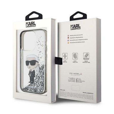 KARL LAGERFELD ETUI CASE POKROWIEC DO IPHONE 15 PRO 6 1 PRZEZROCZYSTY
