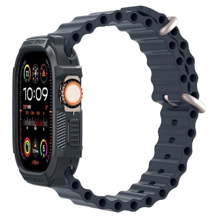 Etui Spigen Rugged Armor na Apple Watch Ultra 1 / 2 (49 mm) - ciemnoszare