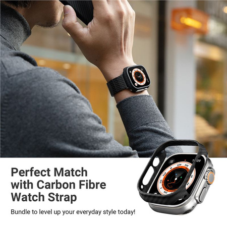 Pitaka Air case, black/grey - Apple Watch Ultra 49 mm