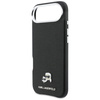 Etui Karl Lagerfeld Karl & Choupette     Head Pins Saffiano MagSafe do iPhone Air czarny