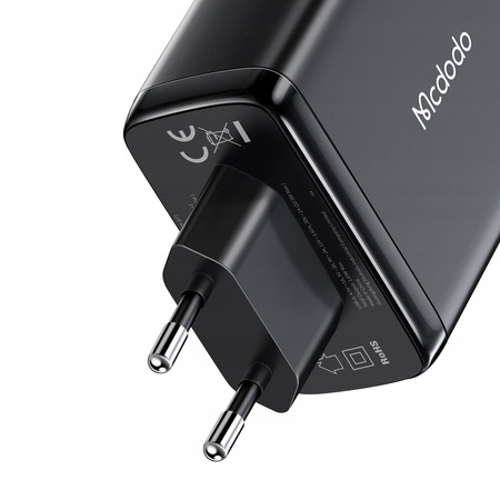 Phone Charger, GaN, Fast, USB-C/ USB, 4 PORTS, 120W, USB-C cable, Mcdodo