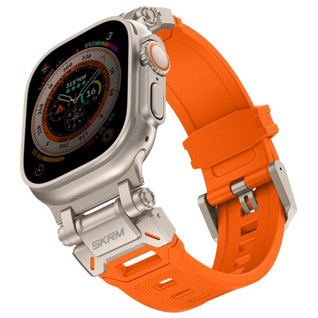 Skinarma pasek Titon Apple Watch Ultra   49mm pomarańczowy/orange