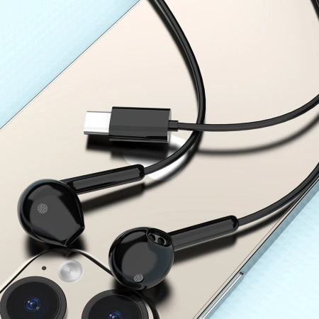 DUDAO SŁUCHAWKI PRZEWODOWE DOUSZNE USB-C DO SMARTFONÓW Z KABLEM 1.2M
