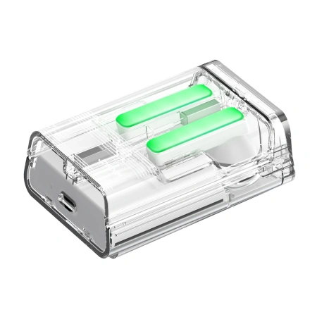 JOYROOM SŁUCHAWKI BEZPRZEWODOWE TWS DO TELEFONÓW Z LED ICE LENS SERIE BIAŁE