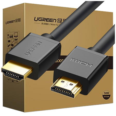 Ugreen kabel przewód HDMI 4K 30 Hz 3D 18 10 m czarny (HD104 10110)