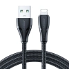 Joyroom kabel USB - Lightning 2.4A Surpass Series 3 m czarny (S-UL012A11)
