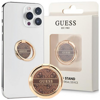 Guess Ring stand GURSHG4SW brązowy/ brown 4G