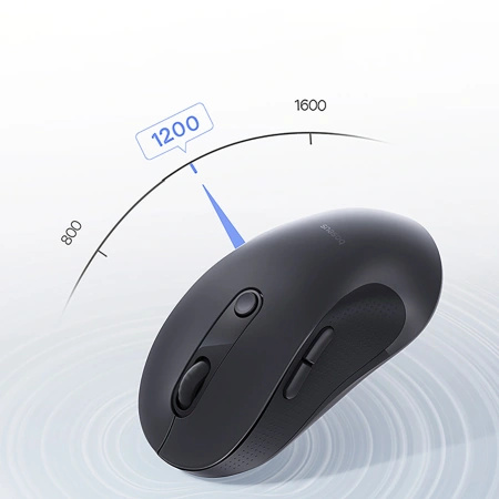 Mysz bezprzewodowa Baseus F02 ergonomiczna Bluetooth - czarna