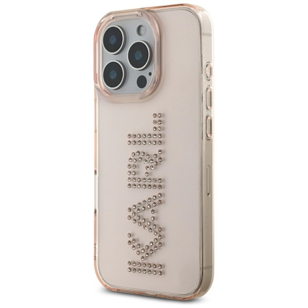 KARL LAGERFELD ETUI RHINESTONES LOGO DO IPHONE 16 PRO MAX WYSOKIEJ