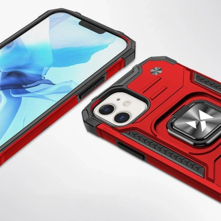 WOZINSKY RING ARMOR ETUI DO IPHONE 14 PANCERNE Z MAGNETYCZNYM UCHWYTEM RING