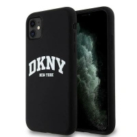 DKNY ETUI HARDCASE DO IPHONE 11 XR 6.1 Z LIQUID SILICONE DO MAGSAFE BIAŁE