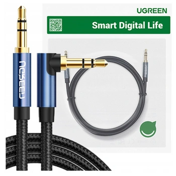 UGREEN KABEL AUX 3.5MM DO 3.5MM MĘSKI DO AUDIO DO TELEFONÓW SAMOCHODÓW 1.5M