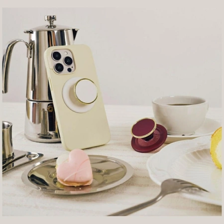 POPSOCKETS UCHWYT DO TELEFONU ROUND LUXE COCONUT CREME DO MAGSAFE