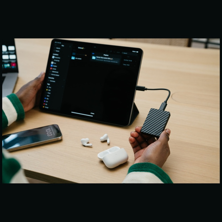 Dysk zewnętrzny Verbatim Store n Go Mini Stripe USB-C SSD 512GB czarny 32034