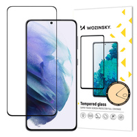 Wozinsky super wytrzymałe szkło hartowane Full Glue na cały ekran z ramką Case Friendly Google Pixel 6 czarny