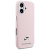 Etui Karl Lagerfeld Karl & Choupette Head Pins Saffiano MagSafe do iPhone 17 różowy