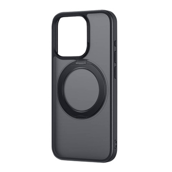 BASEUS ETUI Z STOJAKIEM SKYRING 360° DO IPHONE 15 + SZKŁO HARTOWANE