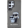 Etui Karl Lagerfeld Glitter Karl&Choupette na Samsung Galaxy S24 Ultra - czarne