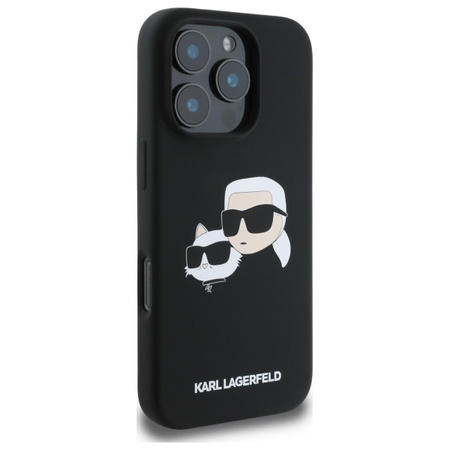 KARL LAGERFELD ETUI HARDCASE SILIKONOWE DO IPHONE 16 PRO 6.3 DO MAGSAFE