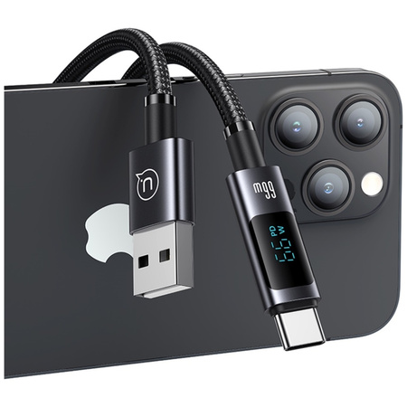 USAMS KABEL USB-C DO USB-A 66W 6A DO SZYBKIEGO ŁADOWANIA TELEFONÓW
