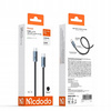 MCDODO KABEL USB-C USB-C SZYBKIE ŁADOWANIE USB TYP C 240W 2M LED CZARNY