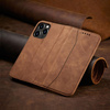 Magnet Fancy Case etui do iPhone 13 Pro Max pokrowiec portfel na karty kartę podstawka brązowy