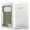 GUESS ETUI LEATHER 4G TRIANGLE STRASS MAGSAFE DO IPHONE 17 PRO POKROWIEC