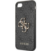 Etui Guess GUHCI84GMGGR na iPhone 7 / 8 / SE 2020 / SE 2022 - szare hardcase 4G Big Metal Logo