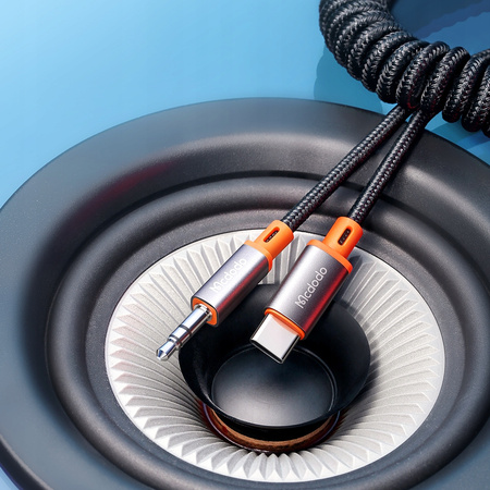 McDodo Kabel przejściówka do telefonu USB-C do Mini Jack z DAC 2m