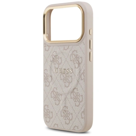 GUESS ETUI 4G PU CLASSIC LOGO MAGSAFE DO IPHONE 17 PRO CASE LUKSUSOWE