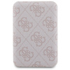 Zestaw Guess GUBPM5P15L4GEMGP iPhone15 Pro 6.1 hardcase + Powerbank 5000mAh MagSafe różowy/pink 4G Metal Logo