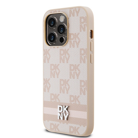 DKNY ETUI CASE HARDCASE DO IPHONE 14 PRO 6.1 SKÓRA PASEK WZÓR MONO PATTERN