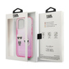 Karl Lagerfeld KLHCP13LTGKCP iPhone 13 Pro / 13 6,1" hardcase różowy/pink Gradient Ikonik Karl & Choupette