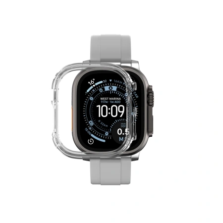 Etui ochronne AMAZINGTHING Minimal na Apple Watch UItra 3 49 mm - przezroczyste