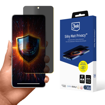3MK FOLIA OCHRONNA SILKY MATT PRIVACY DO REDMI NOTE 14 5G ANTYREFLEKSYJNA