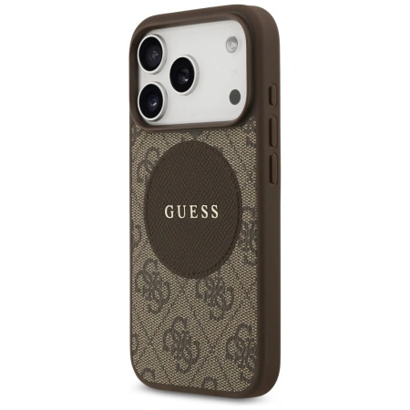 GUESS ETUI 4G CIRCLE CLASSIC LOGO DO IPHONE 17 PRO MAGSAFE CASE LUXURY