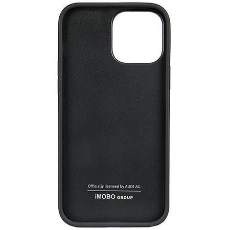Etui Audi Synthetic Leather na iPhone 13 Pro Max 6.7" - czarne AU-TPUPCIP13PM-TT/D1-BK